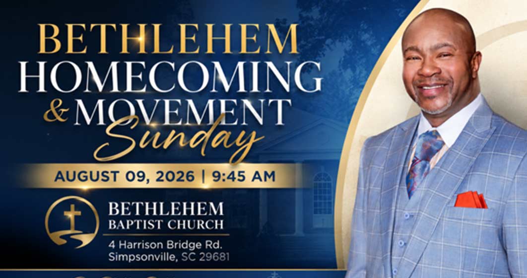 Homecoming and Movement Sunday Advertisement. Click for details